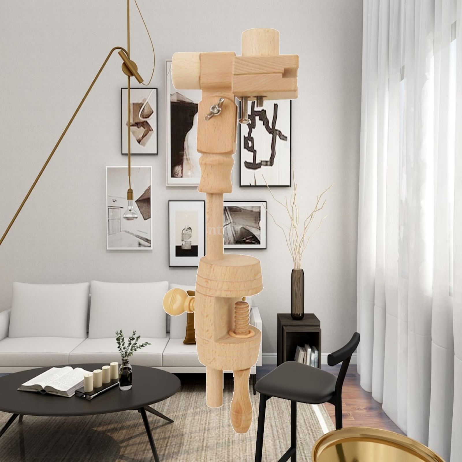 Hoop Tightener Tool - Embroidery Hoop Stand with Table Clamp