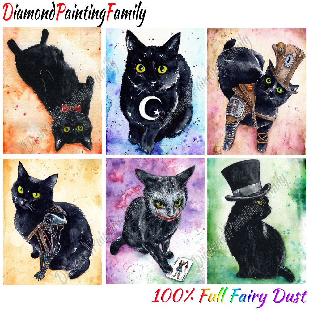 Embroidery Kit Set - Diamond Painting Family Full Fairy Dust