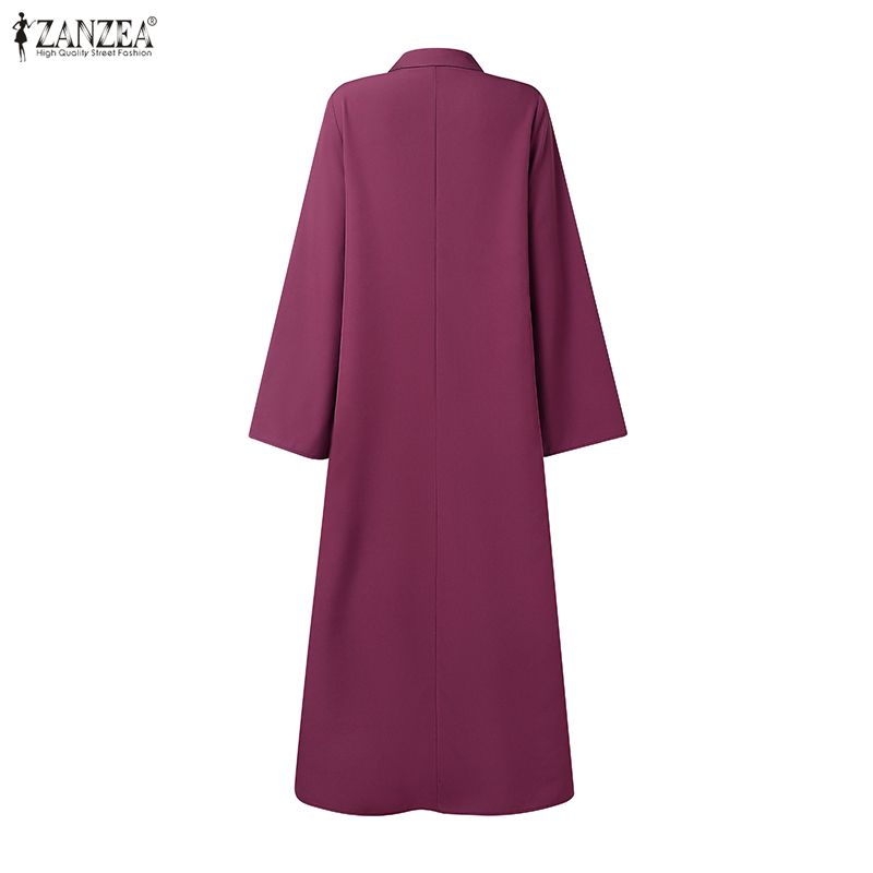 ZANZEA Fashion Muslim Abaya 20 - Embroidery Hijab ulasan dan harga