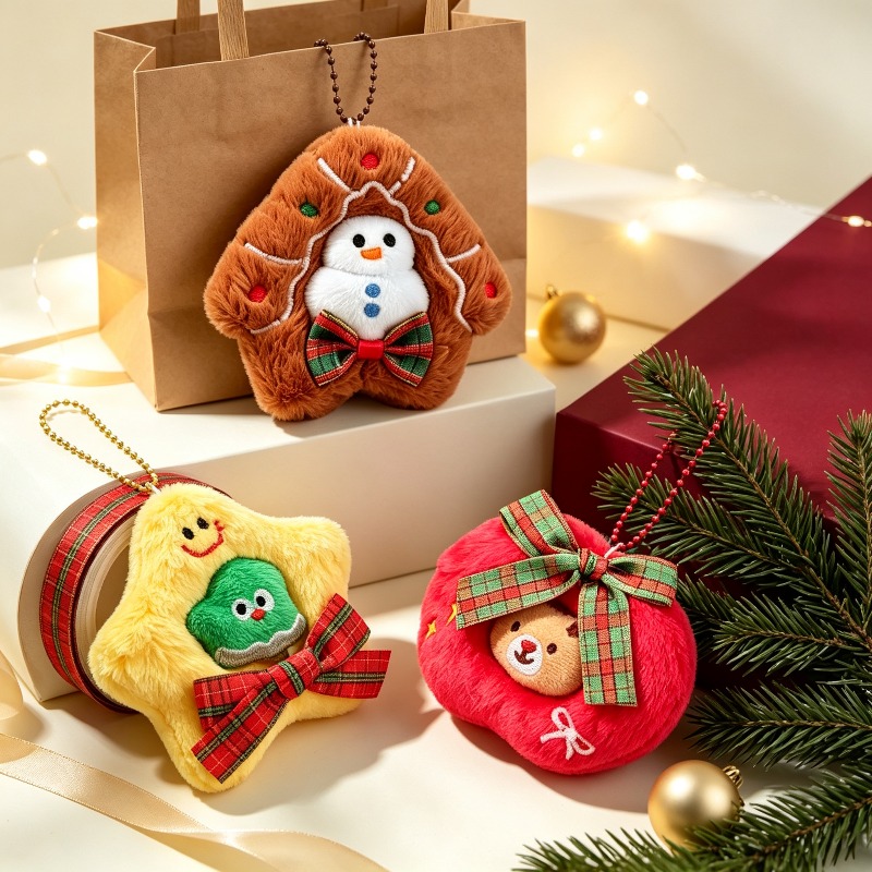 3 Pack Plush Embroidery Christ - Embroidery Xmas ulasan dan harga