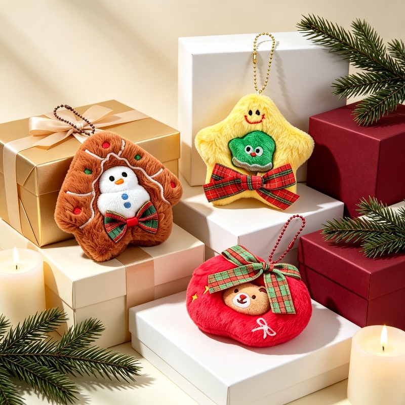 3 Pack Plush Embroidery Christ - Embroidery Xmas ulasan dan harga