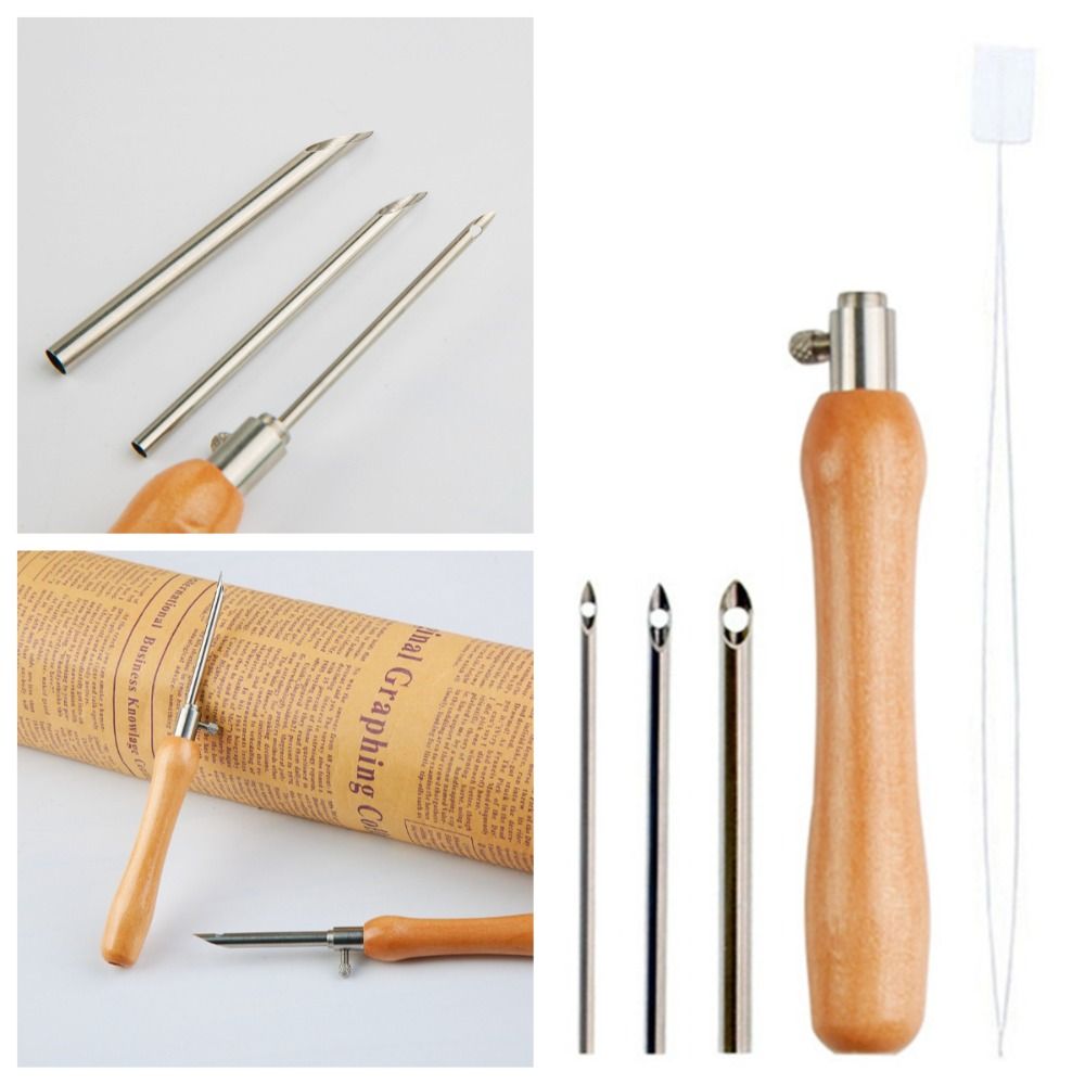 5Pcs 2.5mm/3.5mm/5mm Punch Nee - Embroidery X Stitch ulasan dan harga