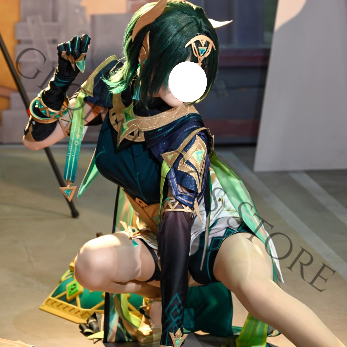 Nefer Cosplay Costume Full Set - Embroidery Knit ulasan dan harga