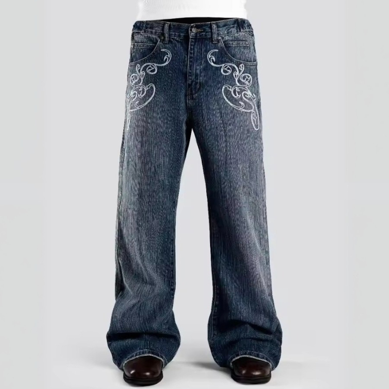 Retro Y2K 2 Pcs Set Street Sty - Embroidery Knit ulasan dan harga