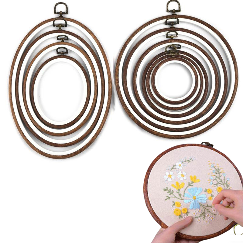 10PCS Sewing Tool Round Oval I - Embroidery X Stitch ulasan dan harga
