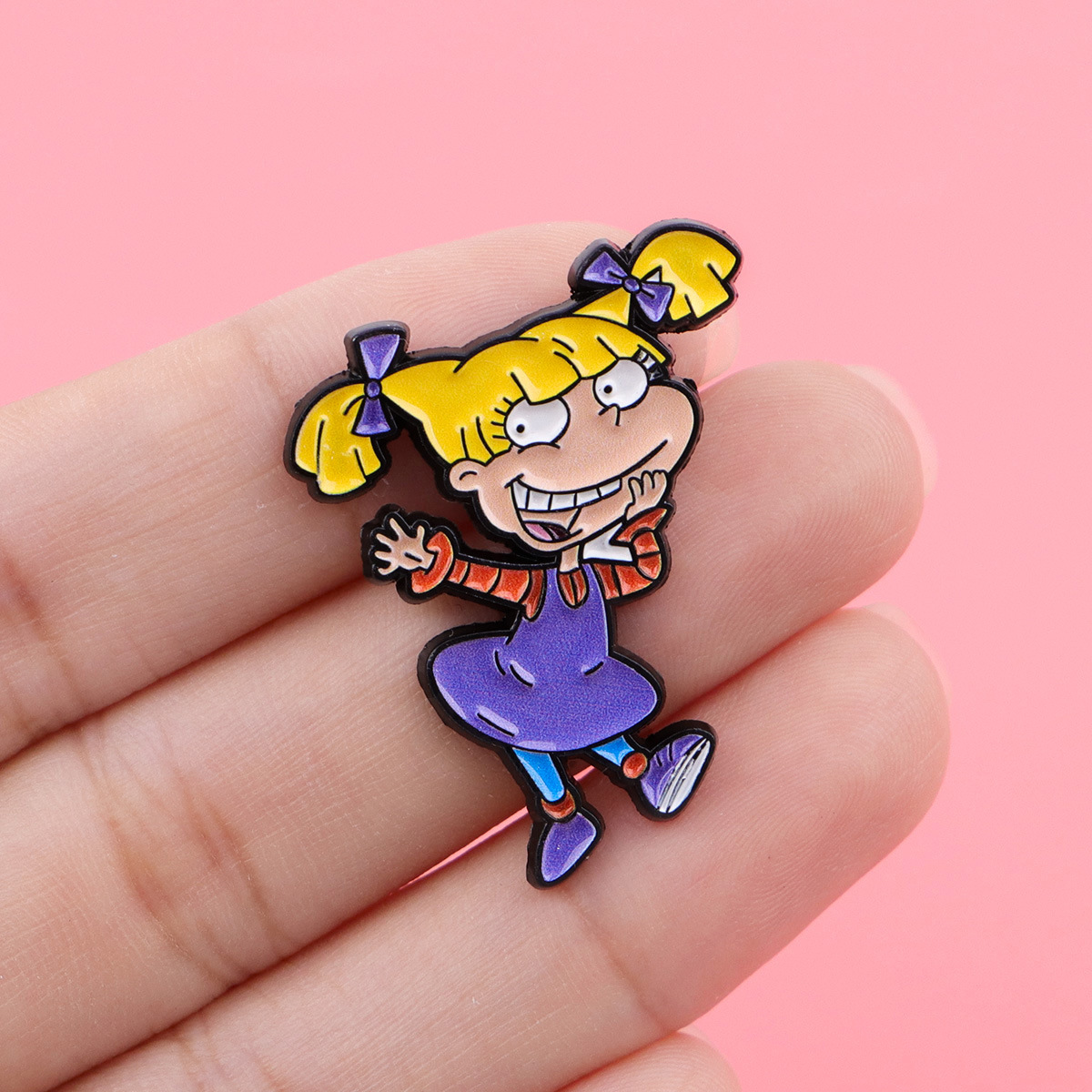Rugrats brooch pin clothing ba - Embroidery Icon ulasan dan harga