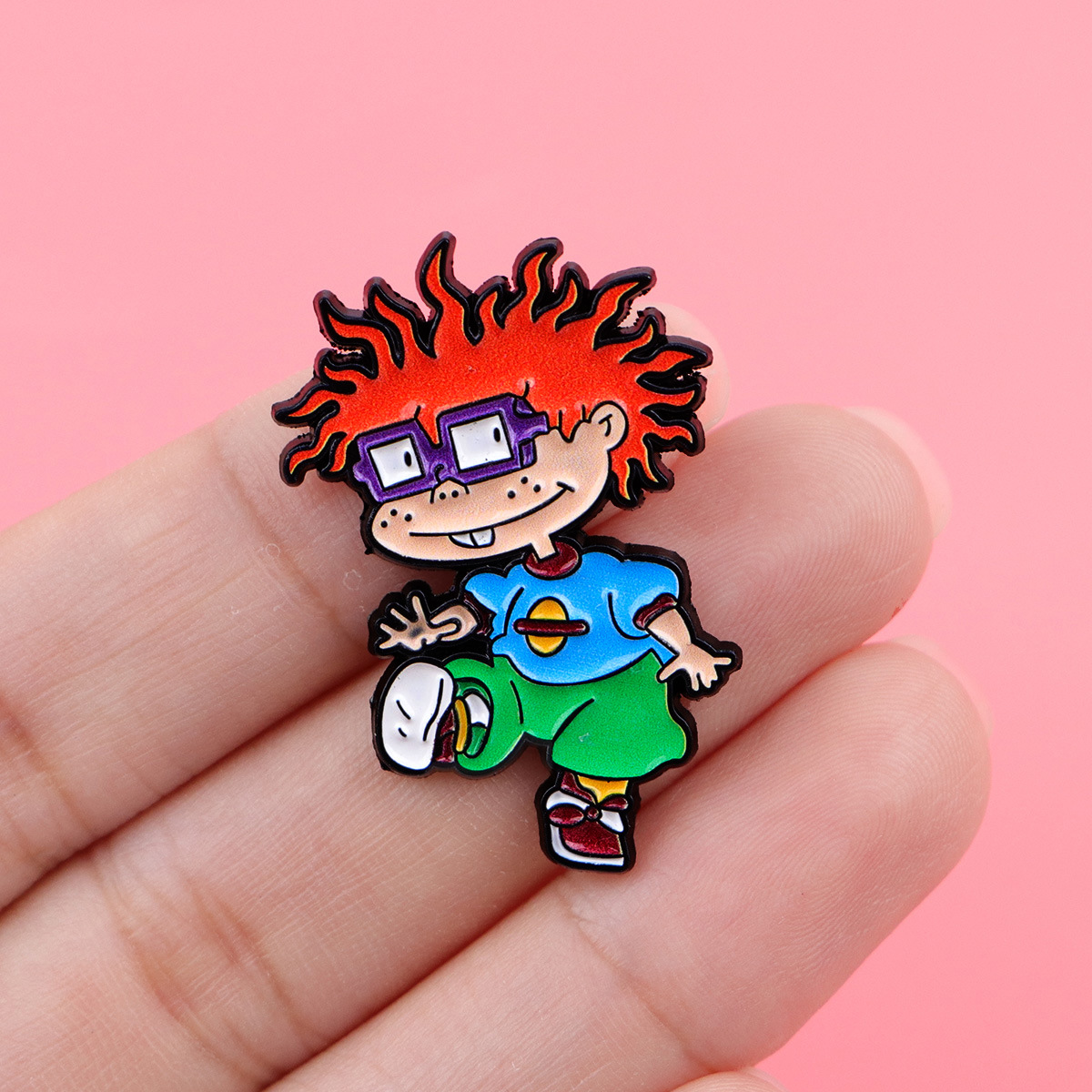 Rugrats brooch pin clothing ba - Embroidery Icon ulasan dan harga