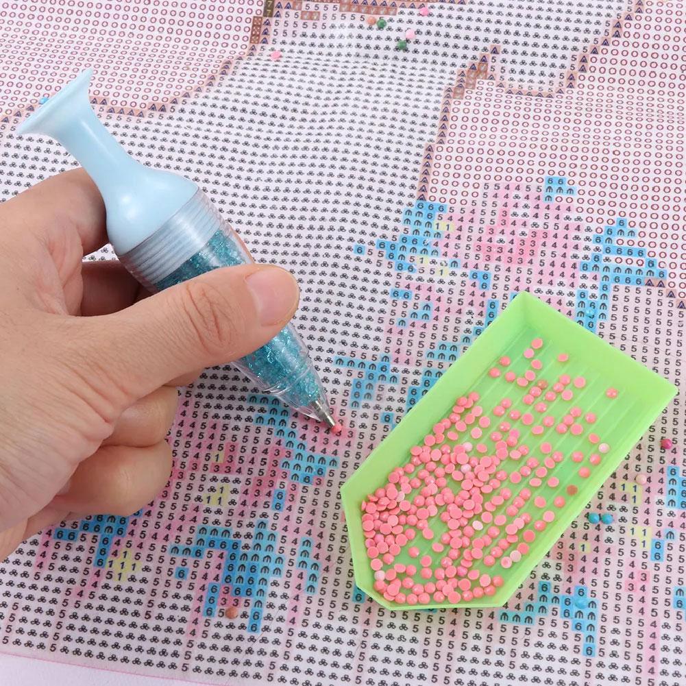 Vase Shaped Drill Pen Pen Craf - Embroidery X Stitch ulasan dan harga