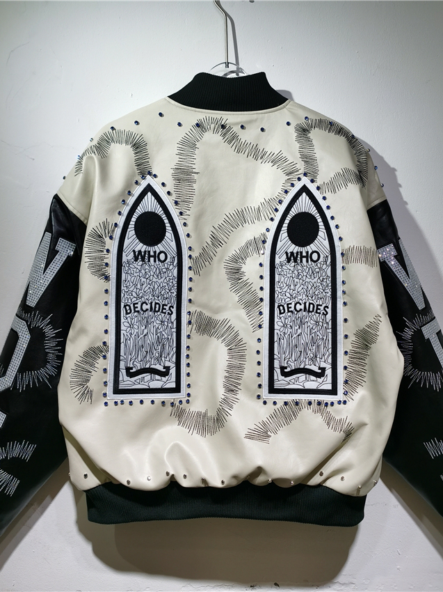 Gothic Totem Embroidery Jacket - Embroidery Gothic ulasan dan harga