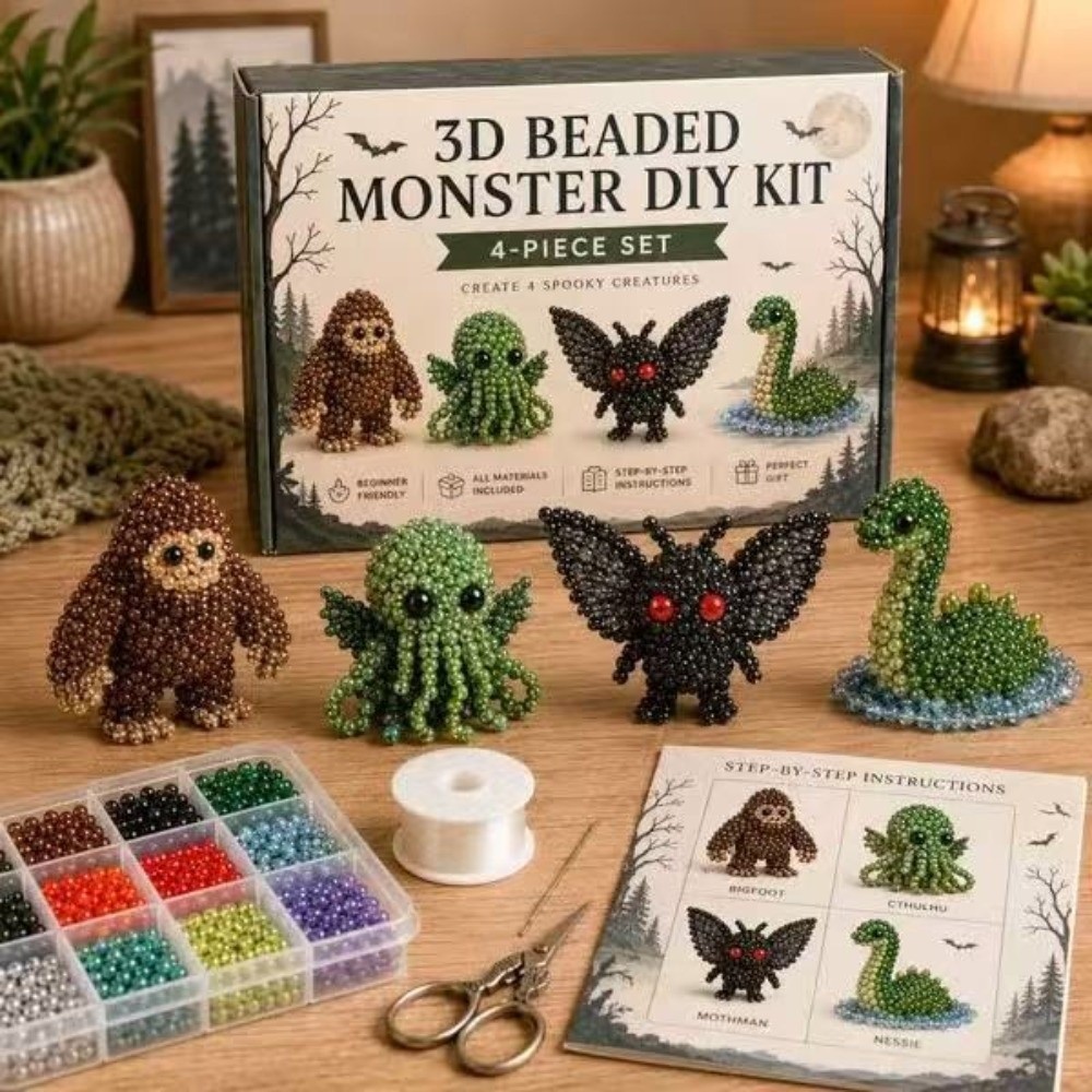 Handmade DIY Animal Bead Embro - Embroidery Kit Set ulasan dan harga