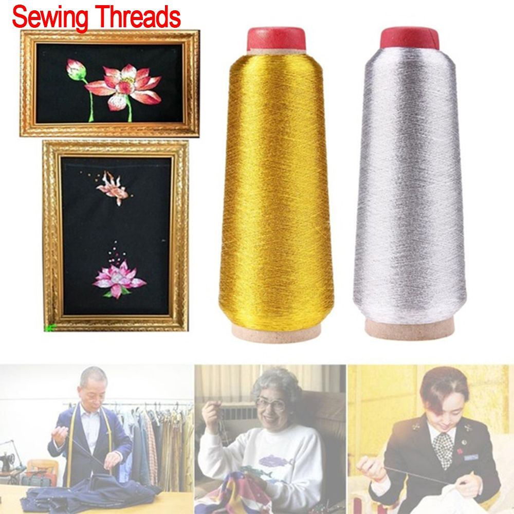 Gold/Silver Embroidery Threads - Embroidery X Stitch ulasan dan harga