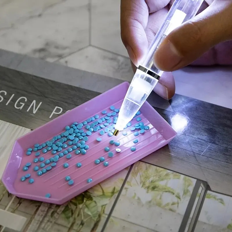 LED Light Diamond Painting Pen - Embroidery X Stitch ulasan dan harga