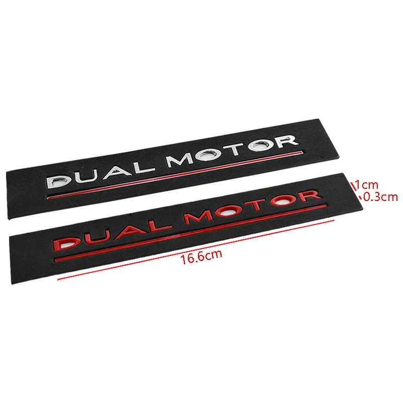 3D ABS Chrome Red Line Black L - Embroidery Alpha ulasan dan harga