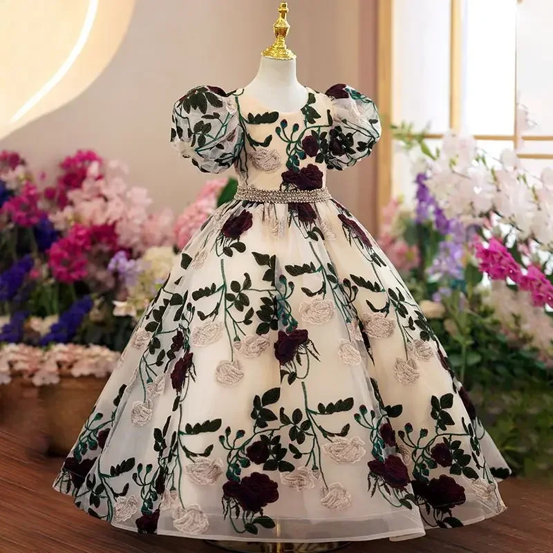 Teenagers Girls Elegant Luxury - Embroidery Abaya ulasan dan harga