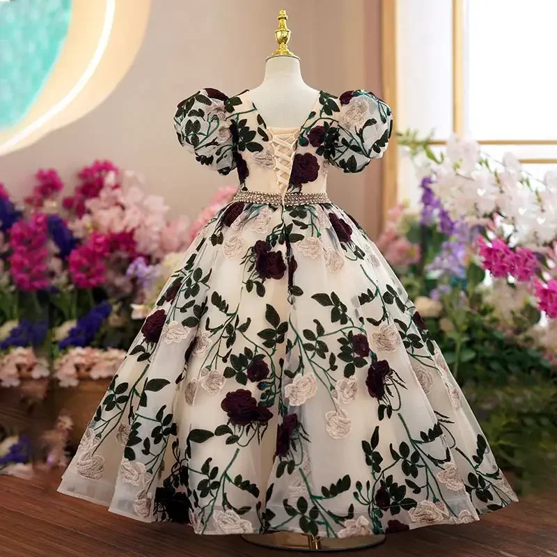 Teenagers Girls Elegant Luxury - Embroidery Abaya ulasan dan harga