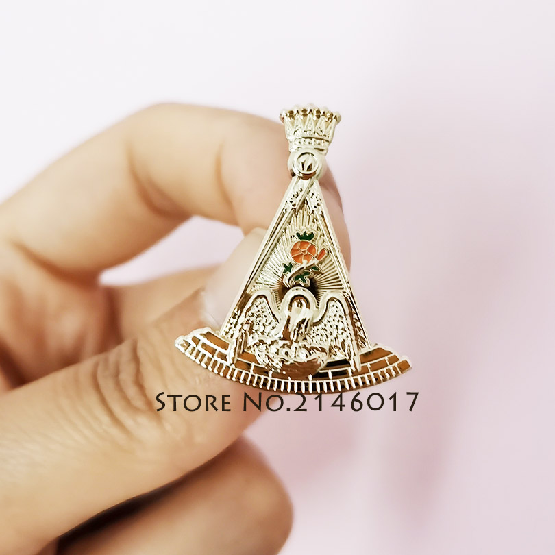 Masonic Swan Lapel Pin 18 Degr - Embroidery Icon ulasan dan harga