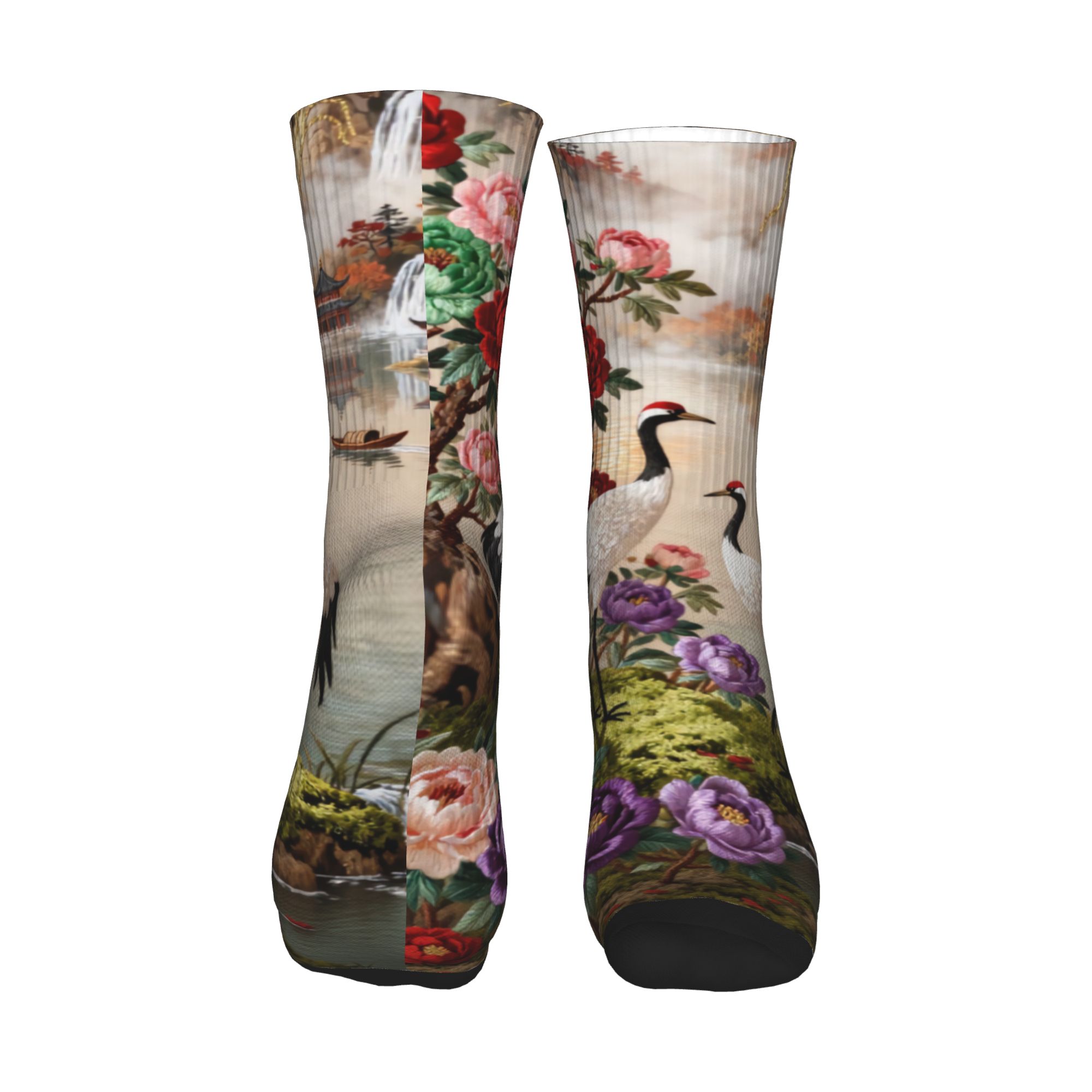Funny Printing Embroidery Four - Embroidery Knit ulasan dan harga