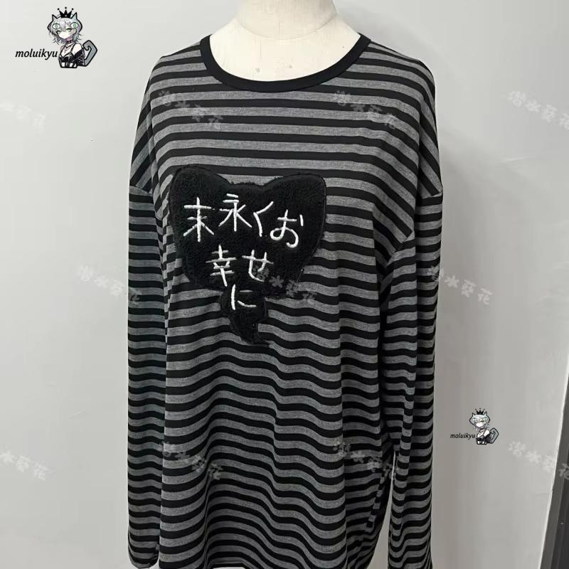 Y2K American Punk Vintage O Ne - Embroidery Knit ulasan dan harga