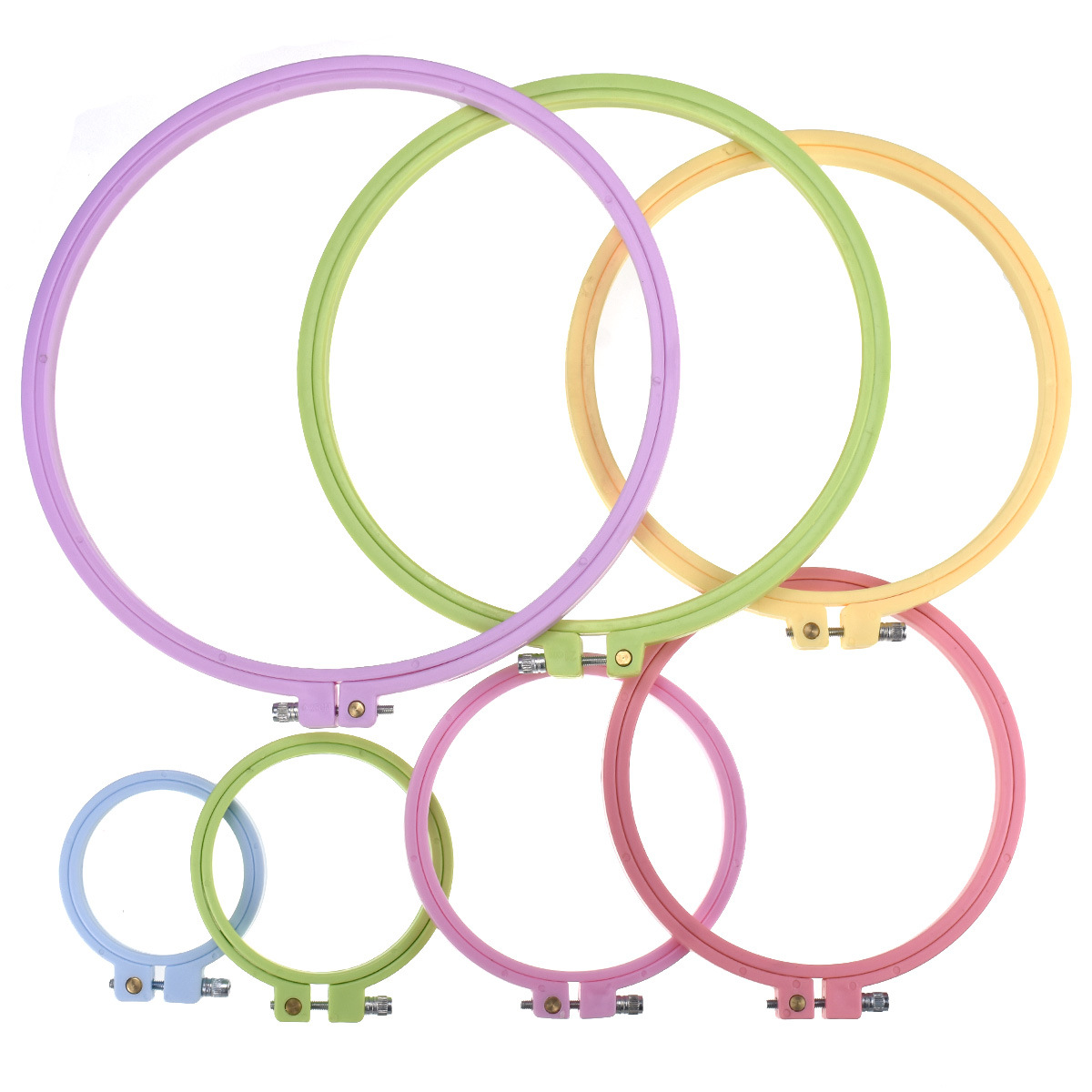 1/7pcs 7-25cm Plastic Embroide - Embroidery X Stitch ulasan dan harga