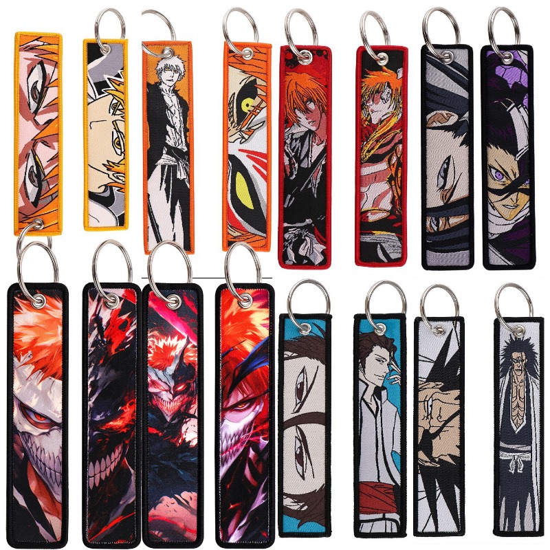 BLEACH Anime Key Tag Embroider - Embroidery Gift ulasan dan harga