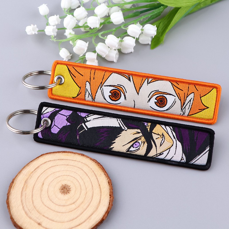 BLEACH Anime Key Tag Embroider - Embroidery Gift ulasan dan harga