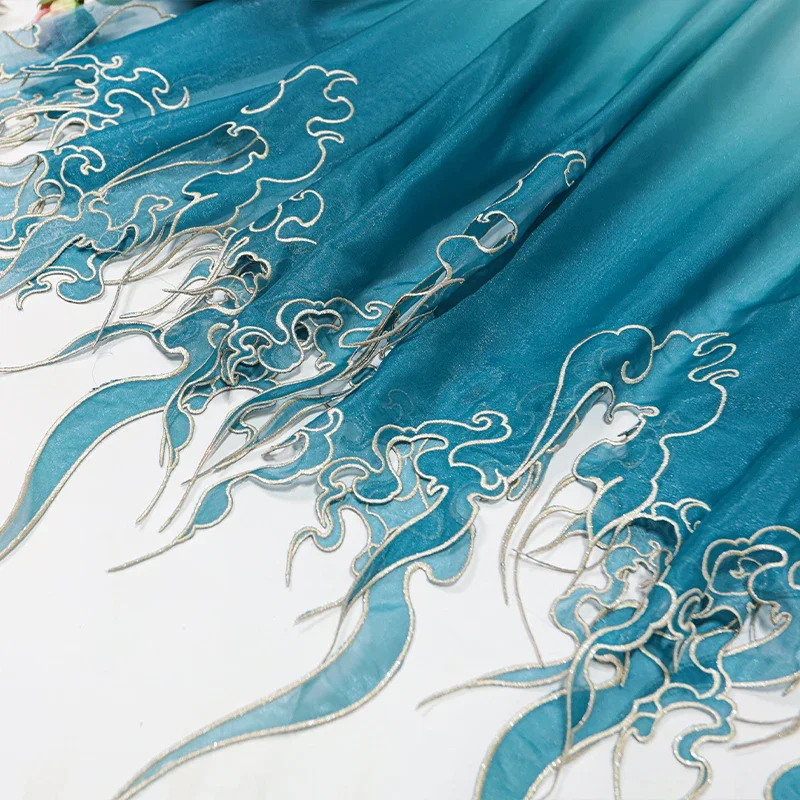Chinese Style Embroidery Lotus - Embroidery Designer ulasan dan harga