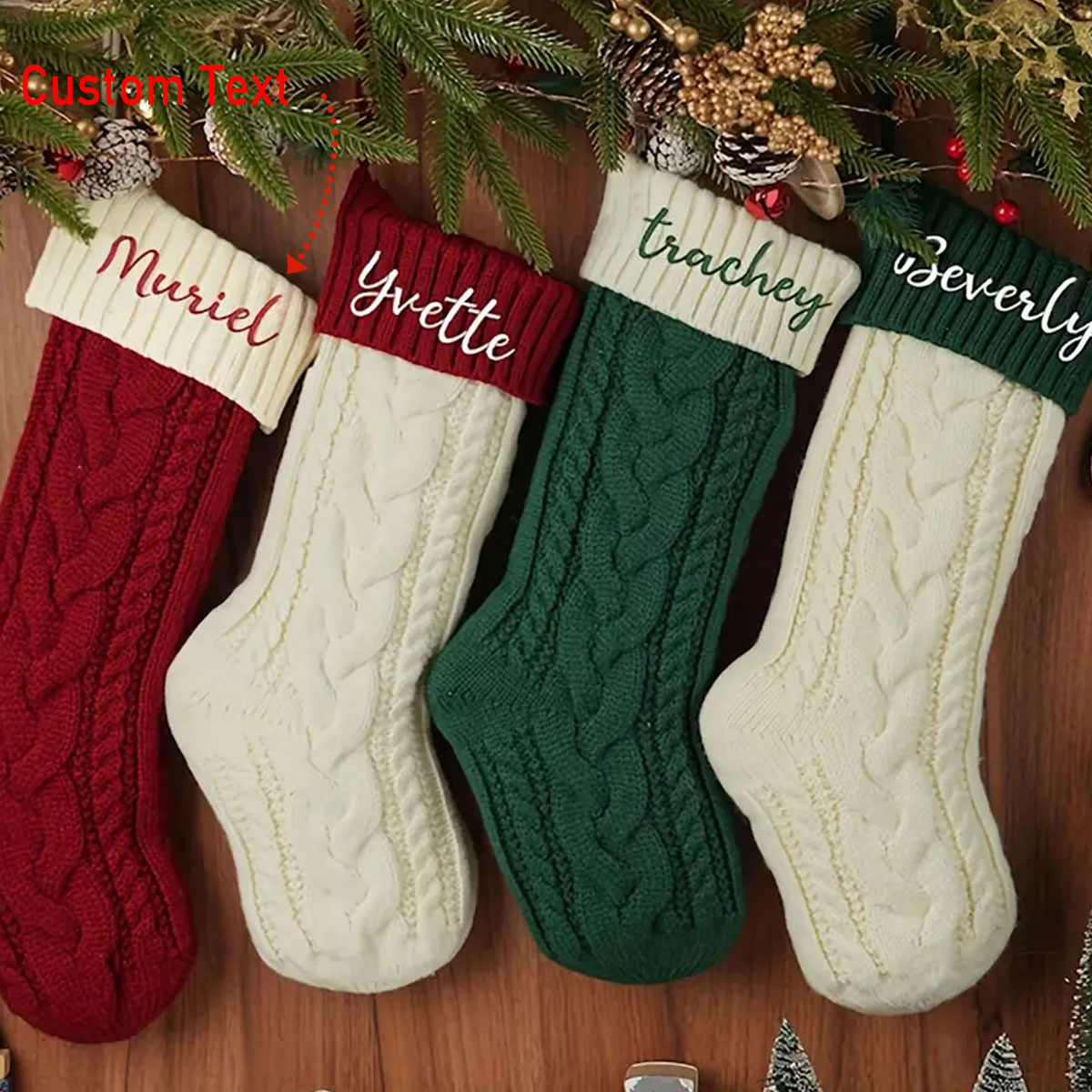One Vintage Personalized Chris - Embroidery Xmas ulasan dan harga