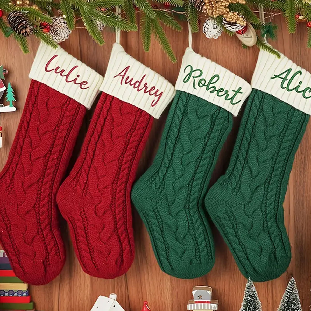 One Vintage Personalized Chris - Embroidery Xmas ulasan dan harga