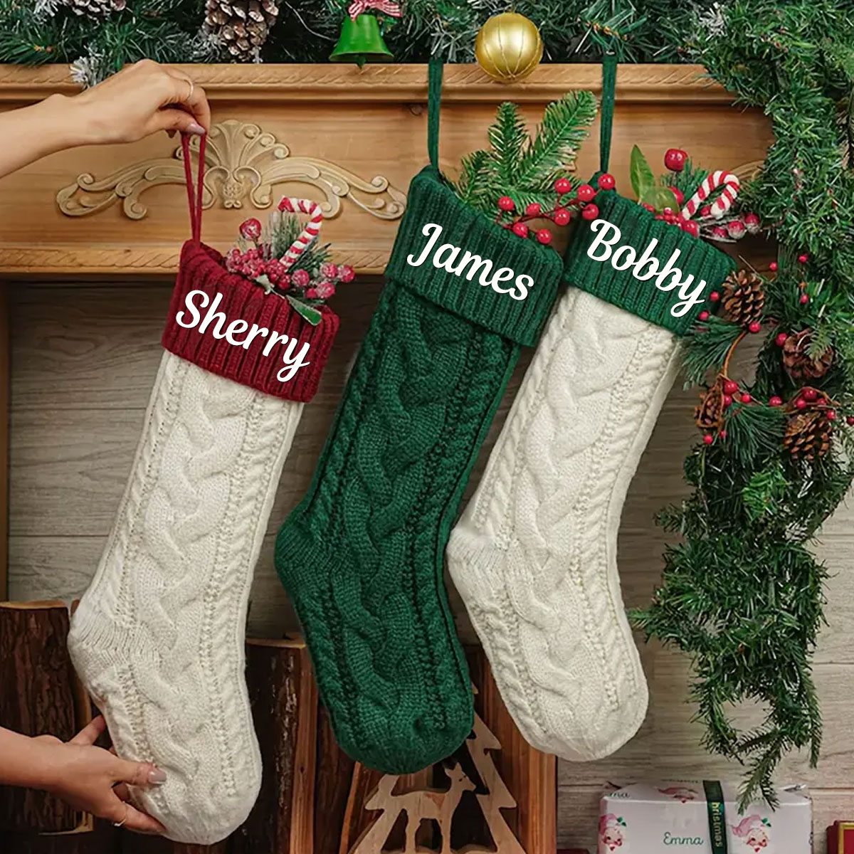 One Vintage Personalized Chris - Embroidery Xmas ulasan dan harga