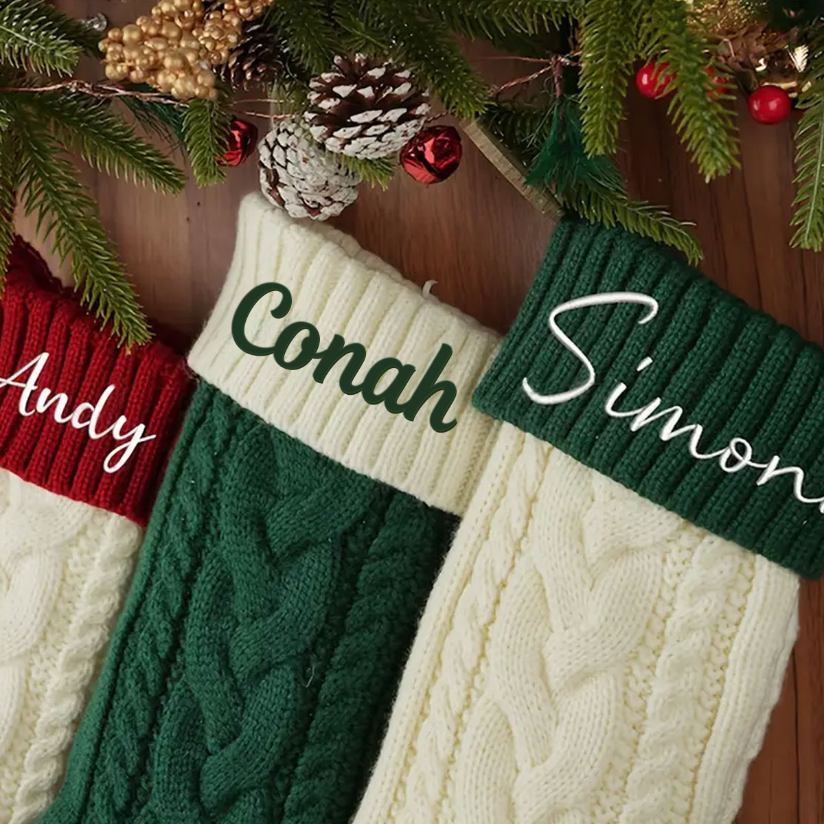One Vintage Personalized Chris - Embroidery Xmas ulasan dan harga