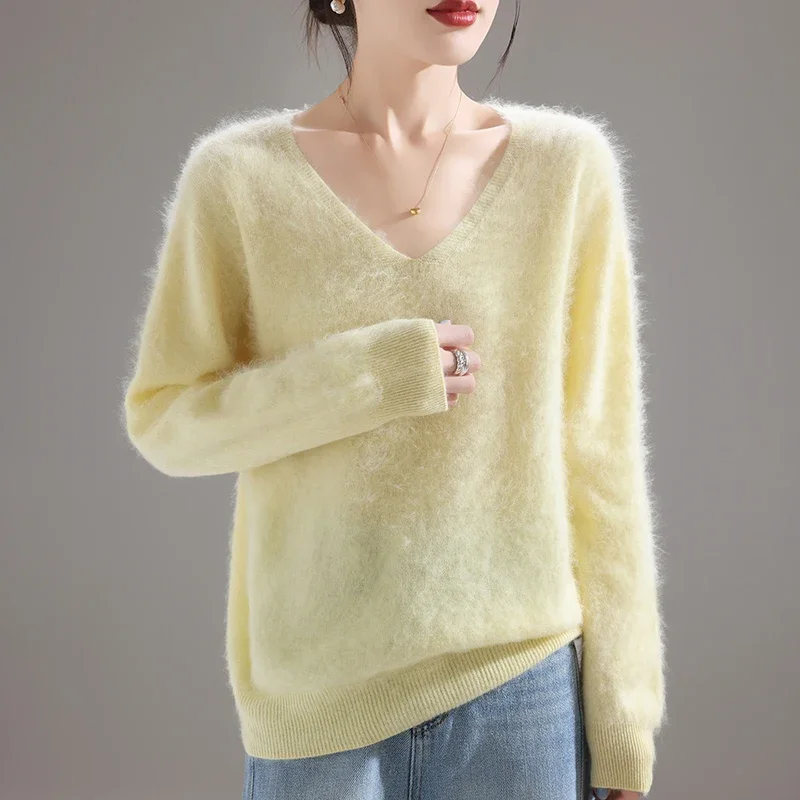 2025 Women's 100% Merino Wool  - Embroidery Knit ulasan dan harga