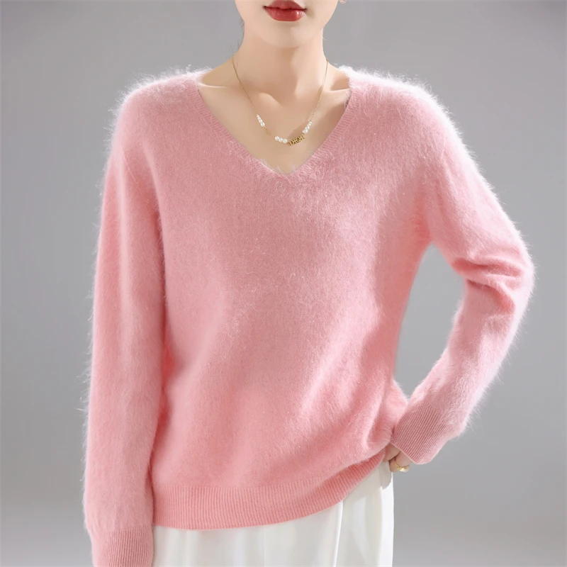 2025 Women's 100% Merino Wool  - Embroidery Knit ulasan dan harga