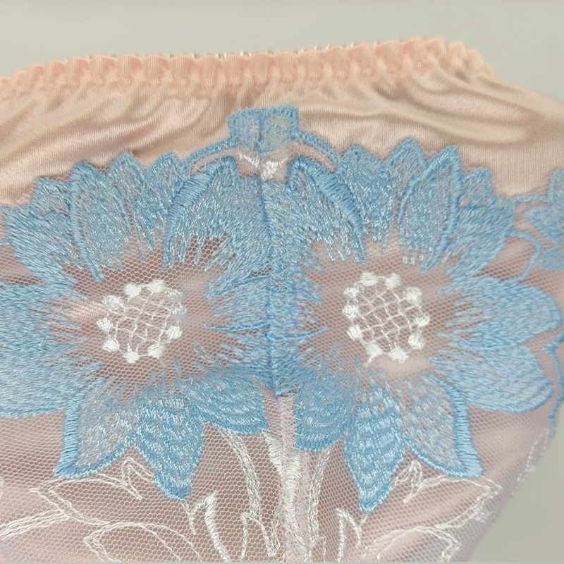 Man's Lace Embroidery Pink Bri - Embroidery Knit ulasan dan harga
