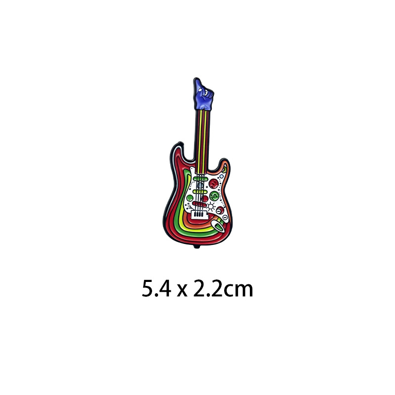 Rock Band Vintage Cross Enamel - Embroidery Icon ulasan dan harga