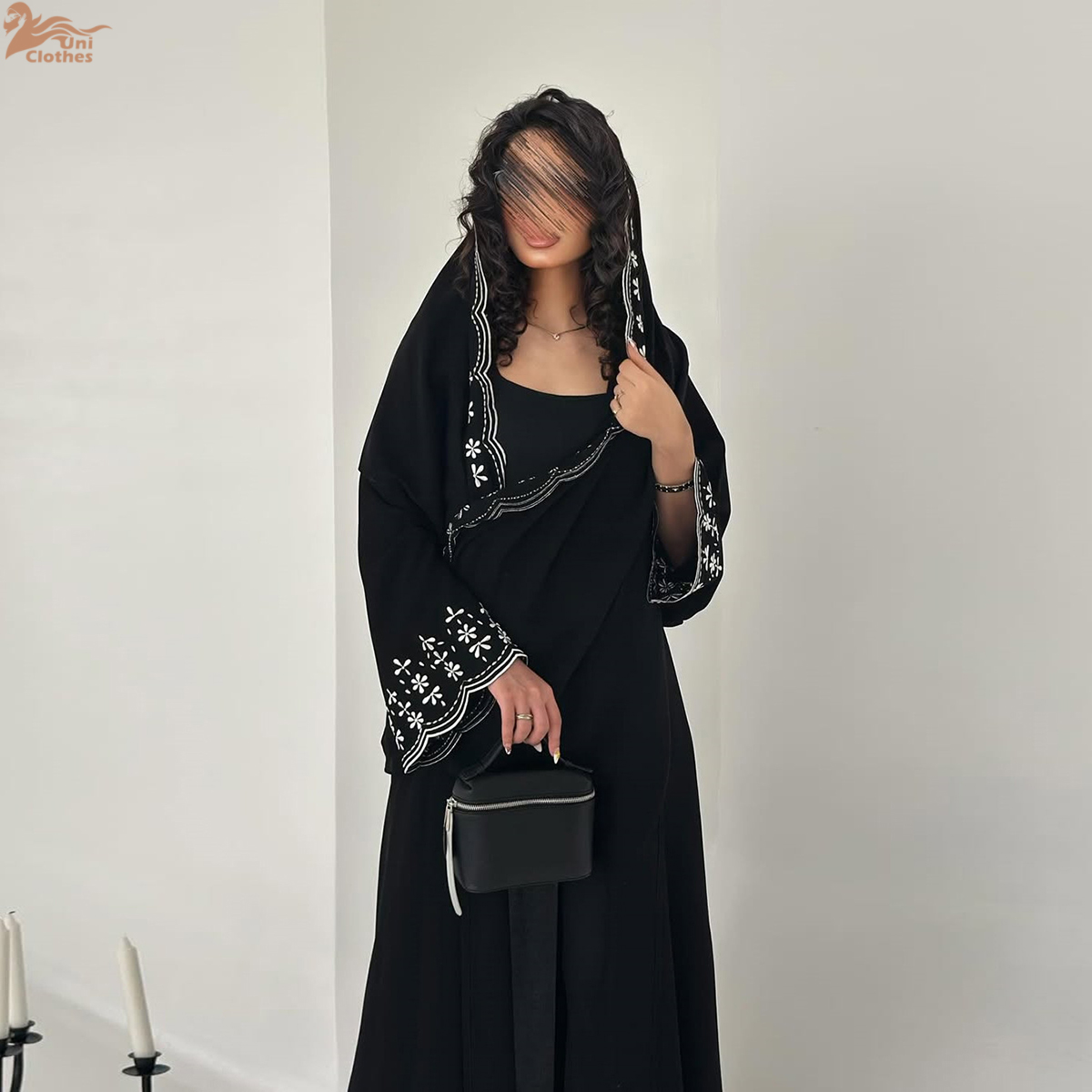 Luxury Embroidered Sleeve Card - Embroidery Hijab ulasan dan harga