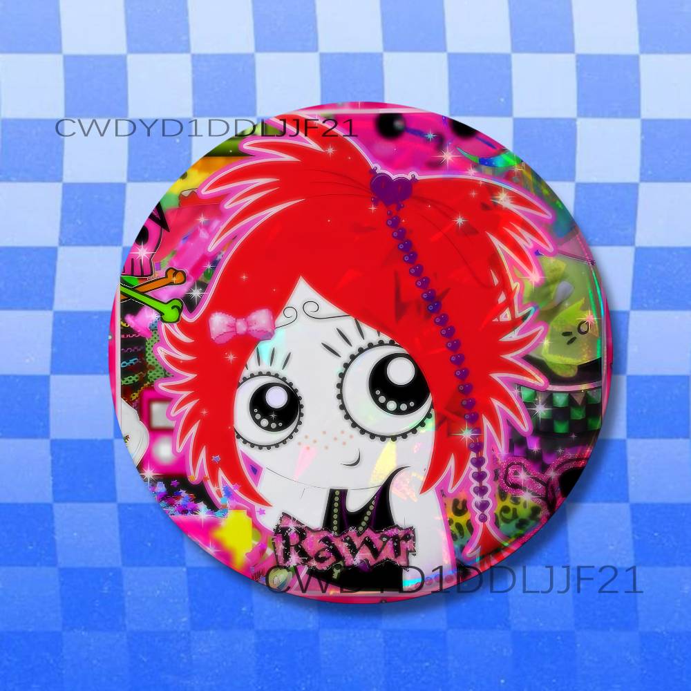 R-Ruby Gloom Gothic Badge Broo - Embroidery Gothic ulasan dan harga