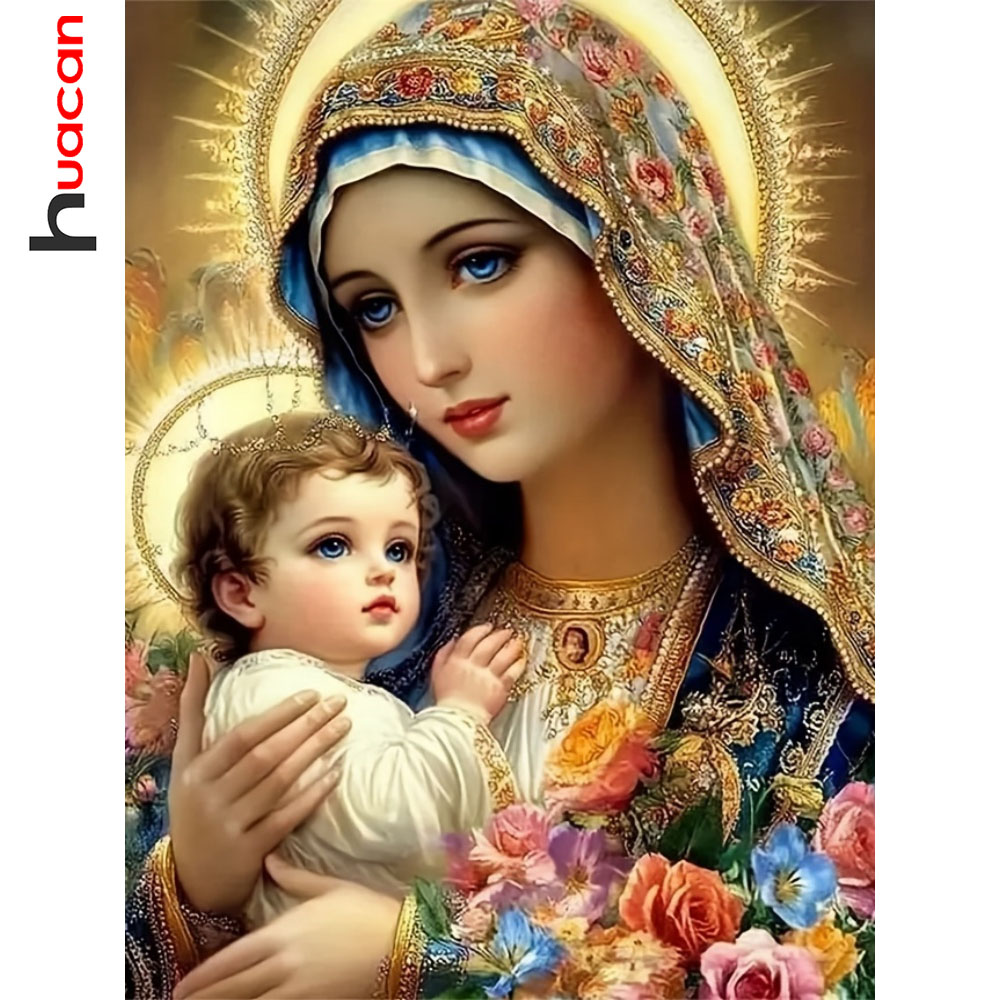 Huacan 5D DIY Diamond Painting - Embroidery Icon ulasan dan harga