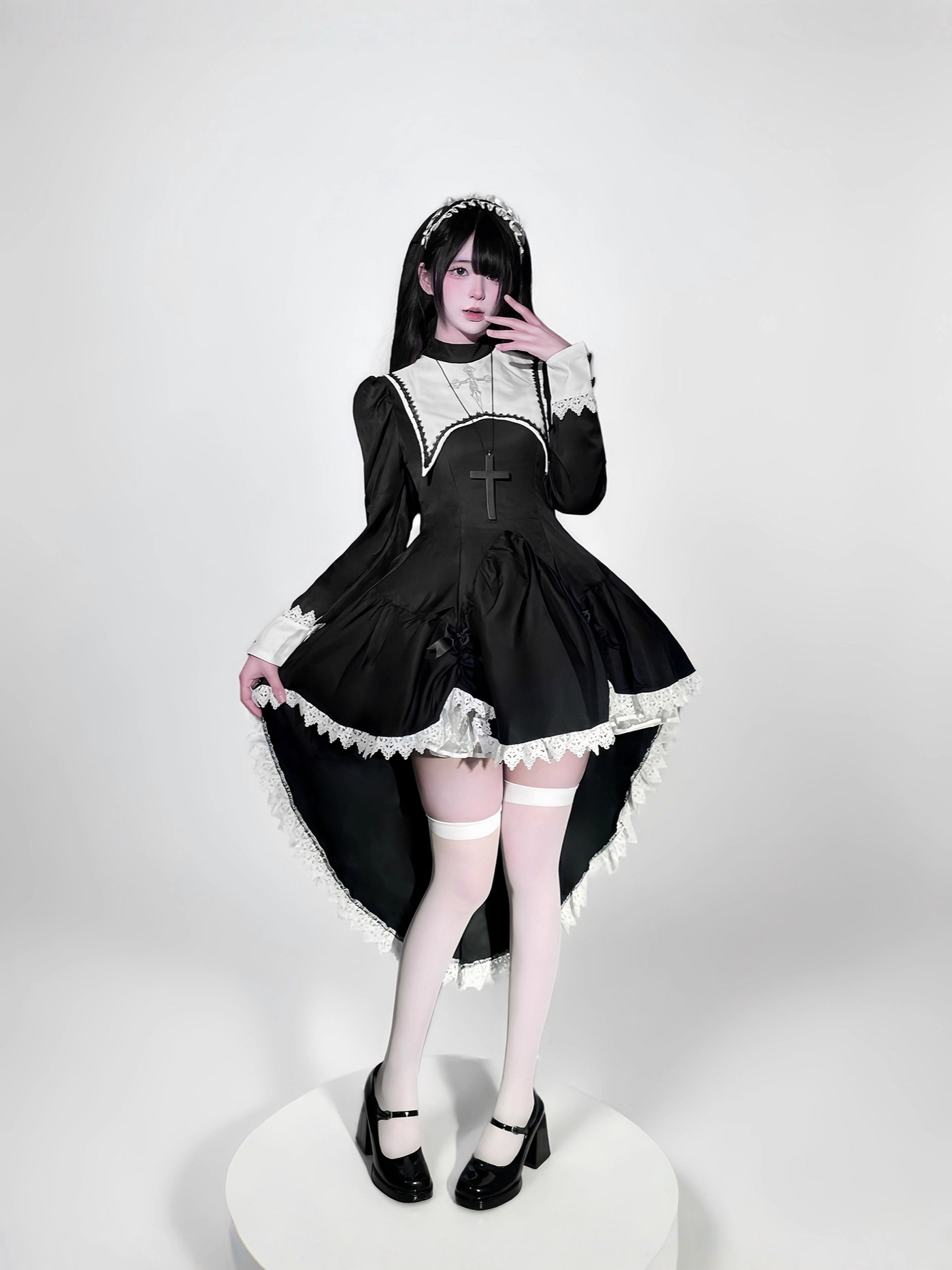 Gothic style dark embroidery c - Embroidery Gothic ulasan dan harga