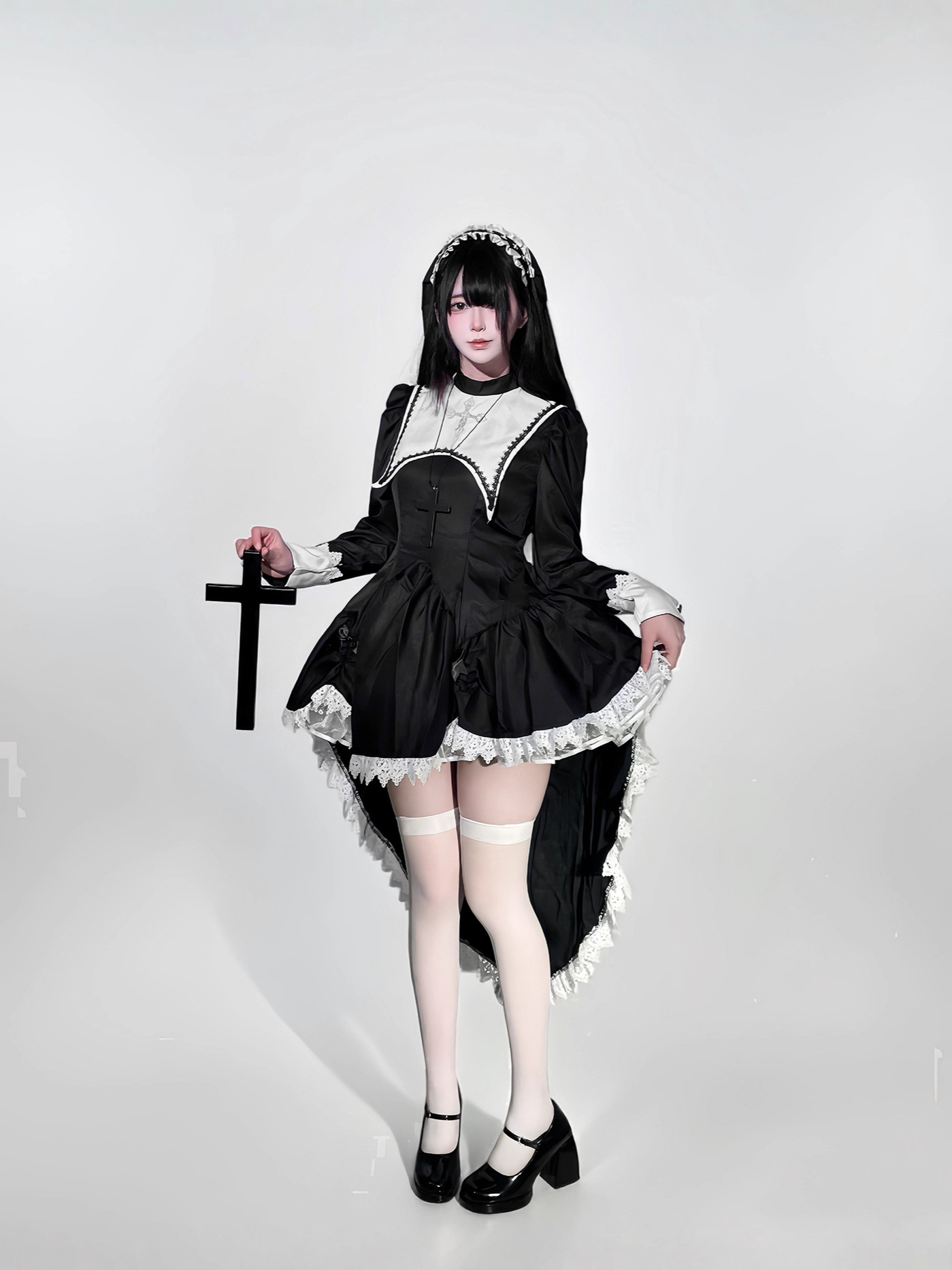 Gothic style dark embroidery c - Embroidery Gothic ulasan dan harga