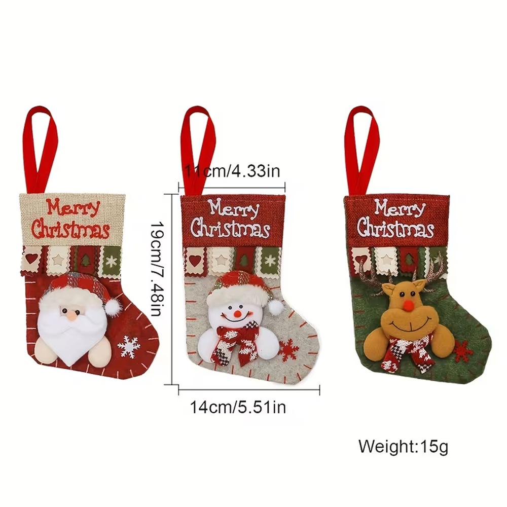 1 Piece Christmas Decorative S - Embroidery Xmas ulasan dan harga