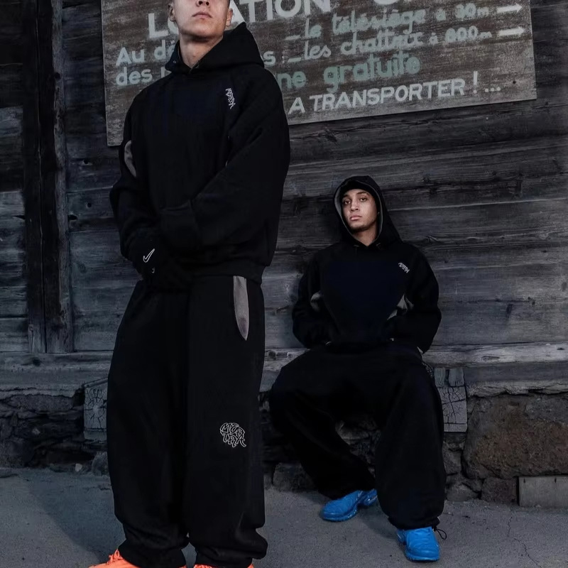 Autumn Winter Men's Y2K Street - Embroidery Knit ulasan dan harga