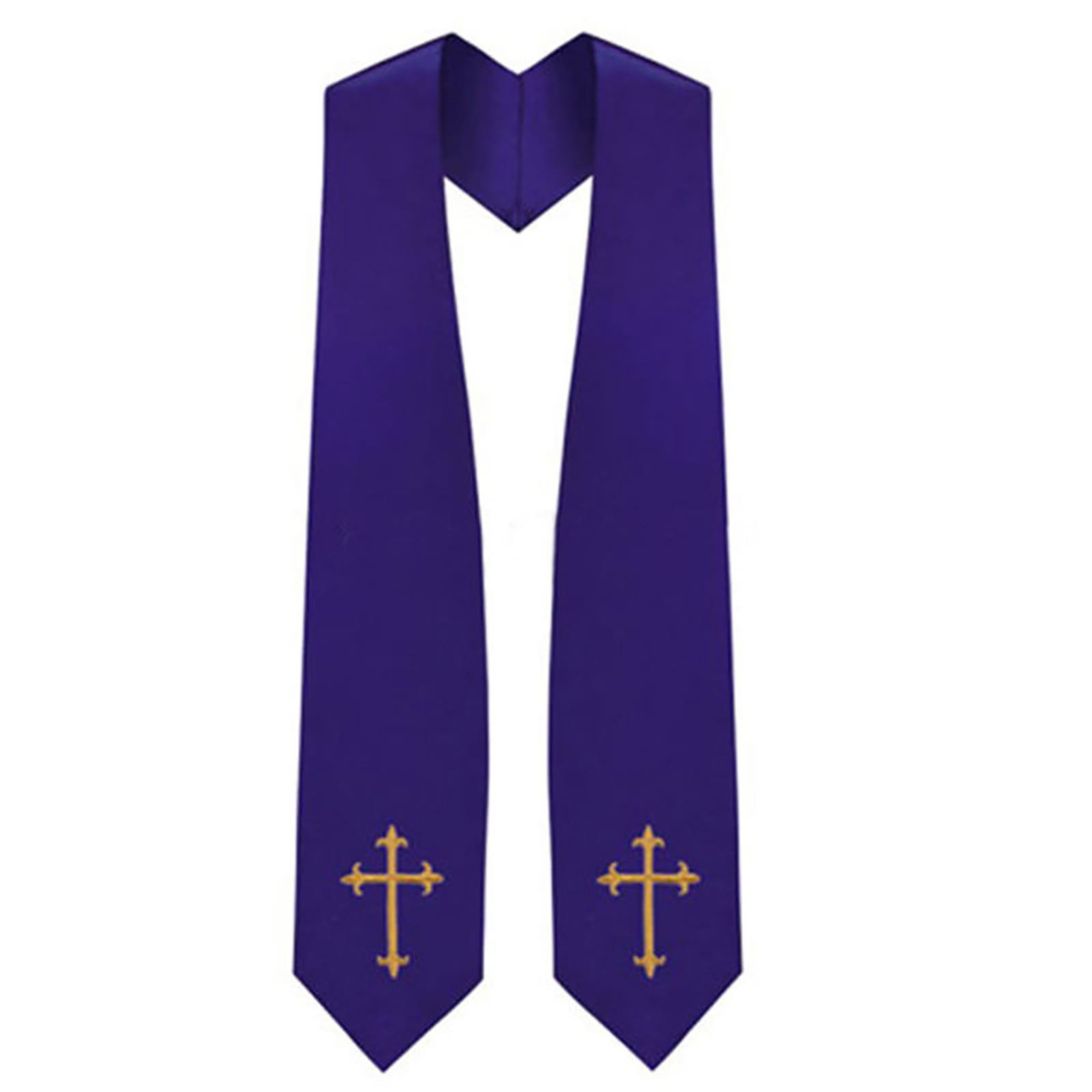 Reversible Clergy Stole Double - Embroidery Knit ulasan dan harga