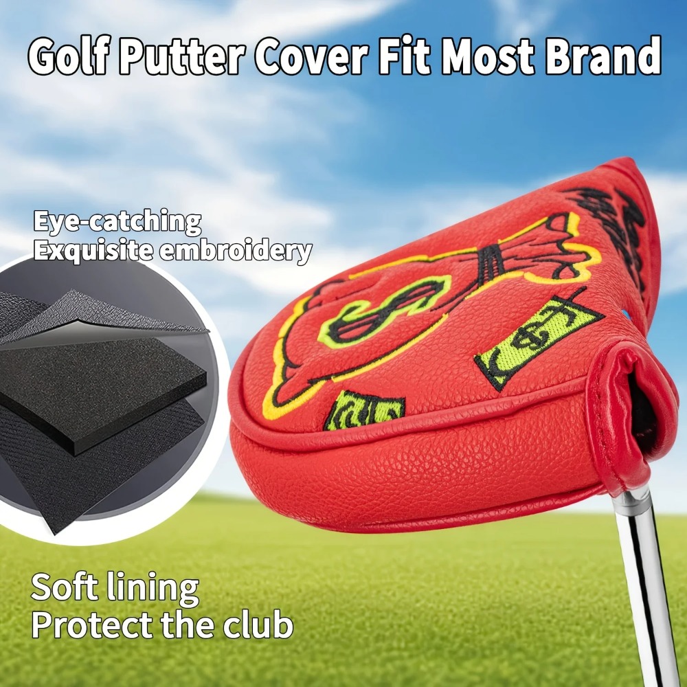 Golf Putter Cover | Half Round - Embroidery Gift ulasan dan harga