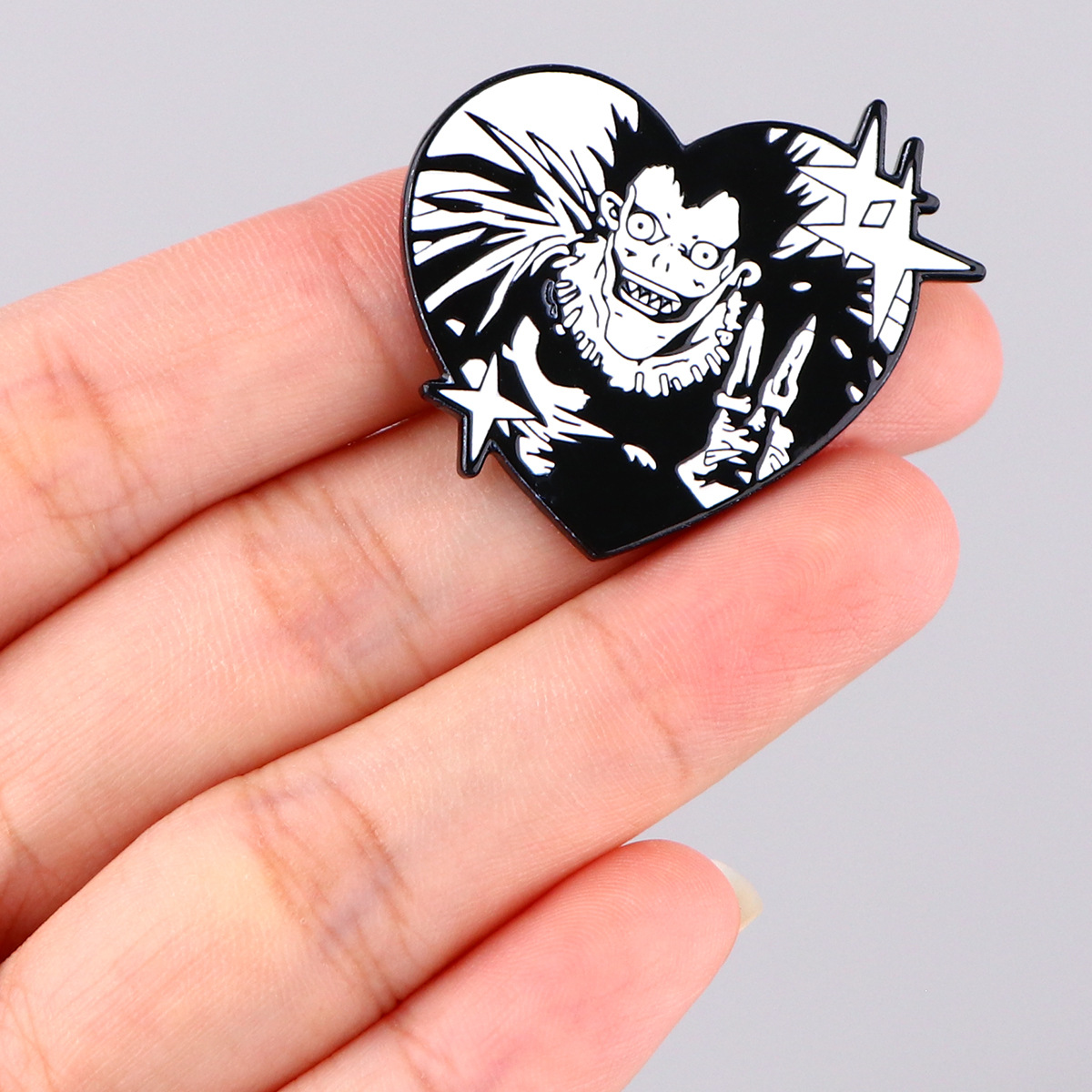 Death Note Alloy Enamel Brooch - Embroidery Icon ulasan dan harga