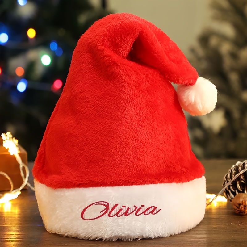 Personalized Christmas Santa H - Embroidery Xmas ulasan dan harga