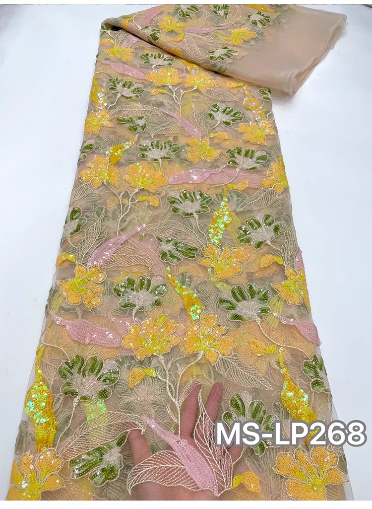 1yard Luxury Double color bead - Embroidery Abaya ulasan dan harga