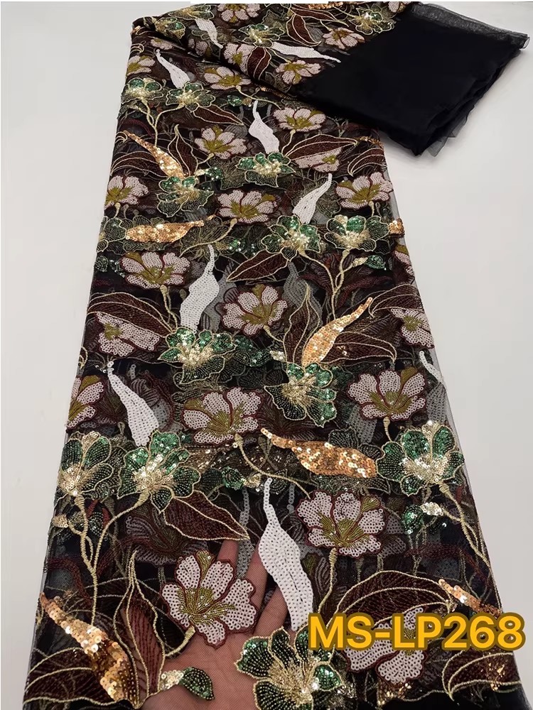 1yard Luxury Double color bead - Embroidery Abaya ulasan dan harga