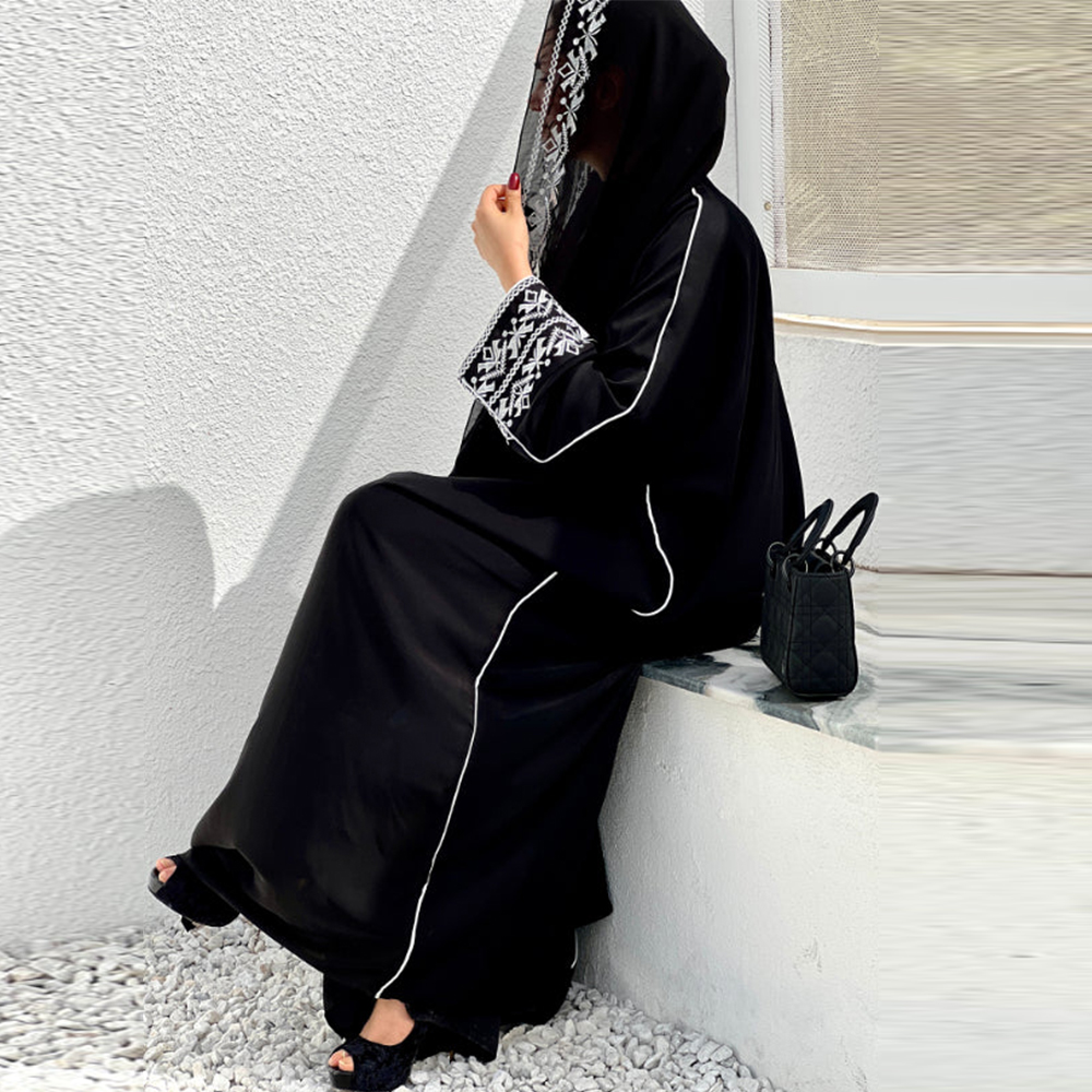 Fashion Classic Embroidered Ab - Embroidery Hijab ulasan dan harga